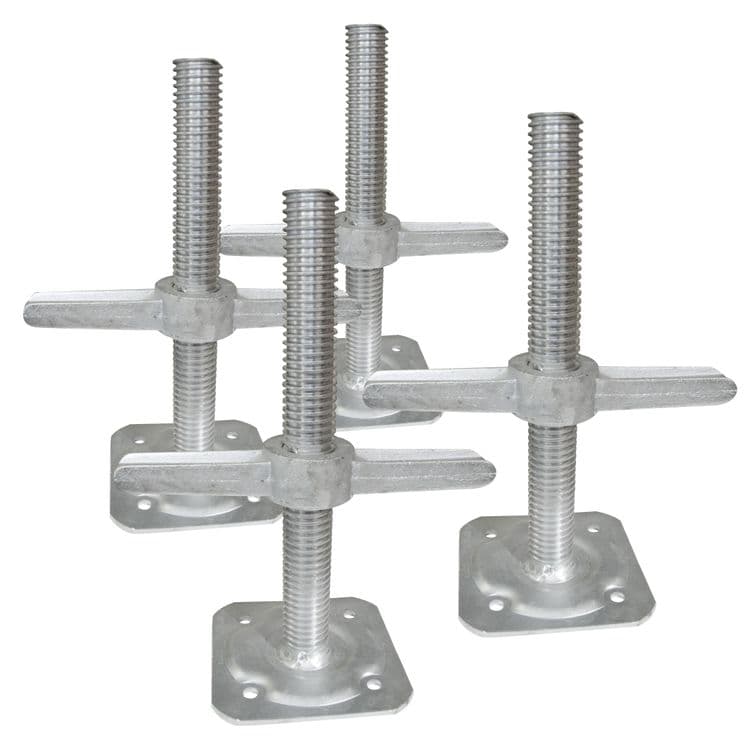 BAKER sada 4 ocelových výškově nastavitelných noh